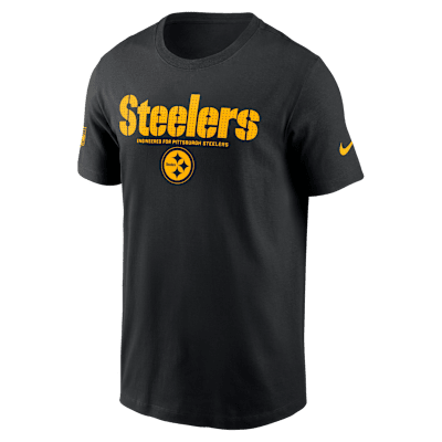 Pittsburgh Steelers Sideline Team Issue Men's Nike Dri-FIT NFL T
